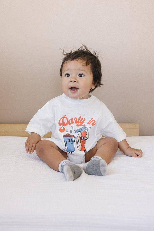Party in the USA T-Shirt Romper