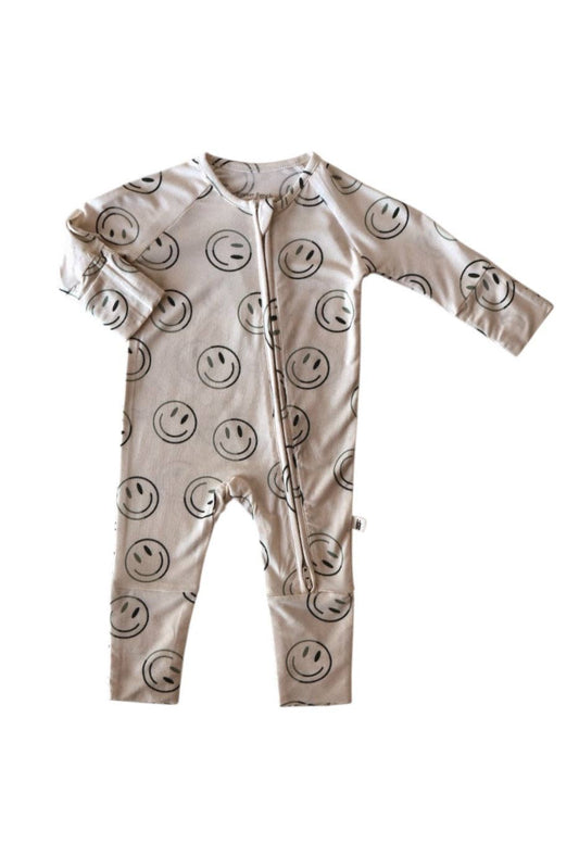 Bamboo Zip Pajama | Green Smiles
