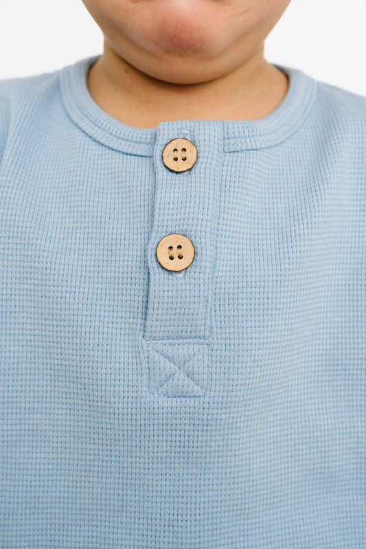 Morning Sky Waffle Slouchy Set