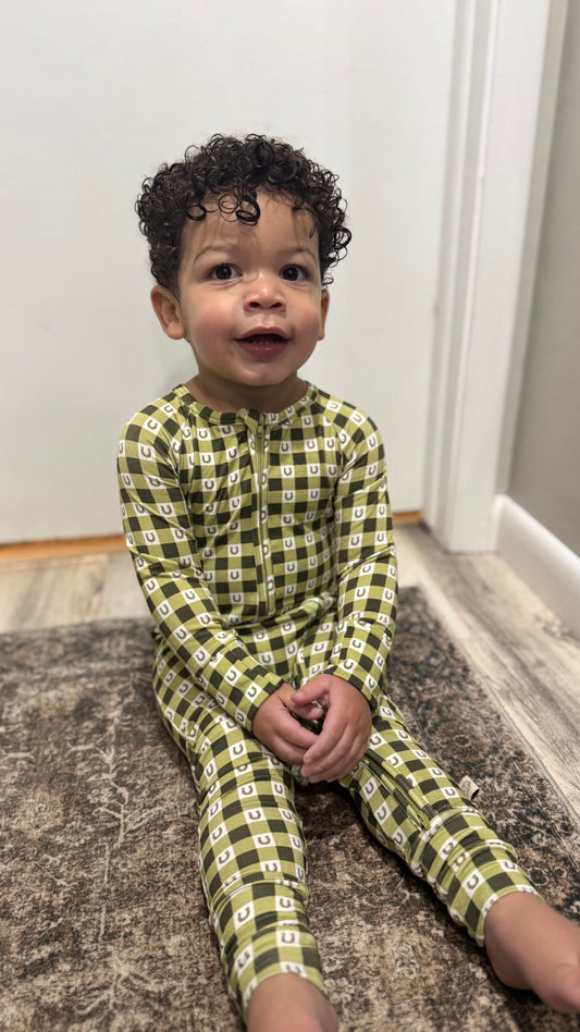 Zipper Sleeper | Lucky Gingham