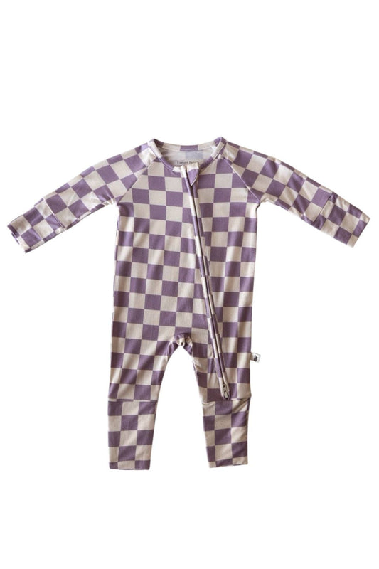 Bamboo Zip Pajama | Grape Soda