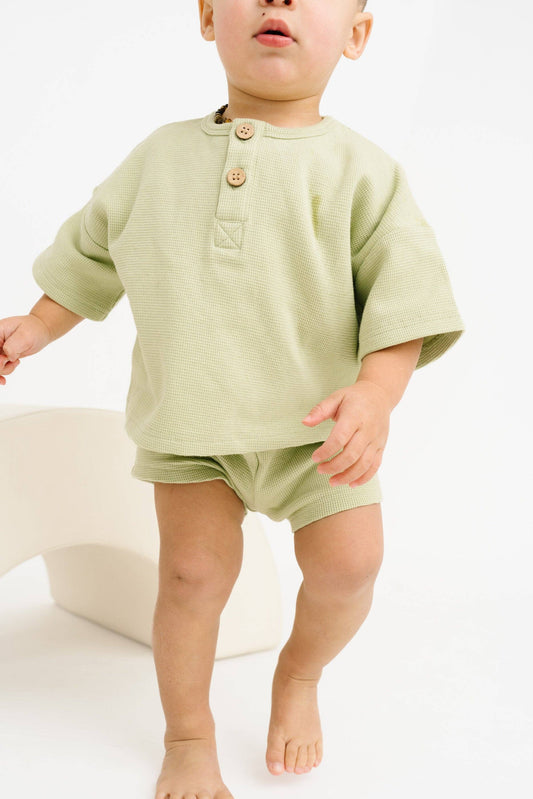 Meadow Waffle Slouchy Set