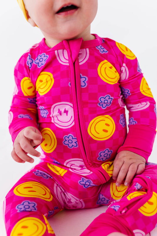 Electric Smiles Convertible Footies