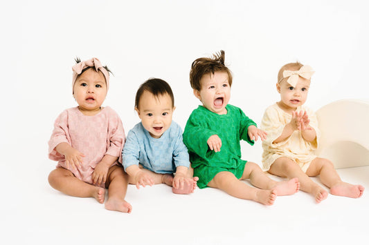 Sandy Checkered Terry Slouchy Set