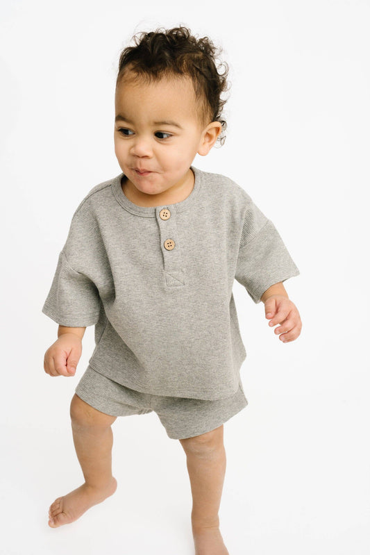 Stormy Waffle Slouchy Set